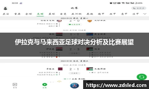 伊拉克与马来西亚足球对决分析及比赛展望
